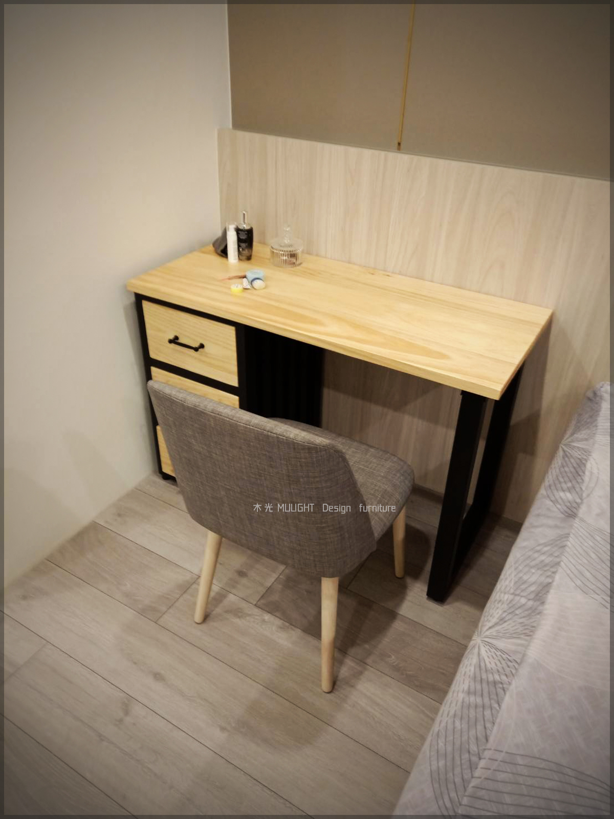 貨櫃造型收納抽屜桌(可訂製)