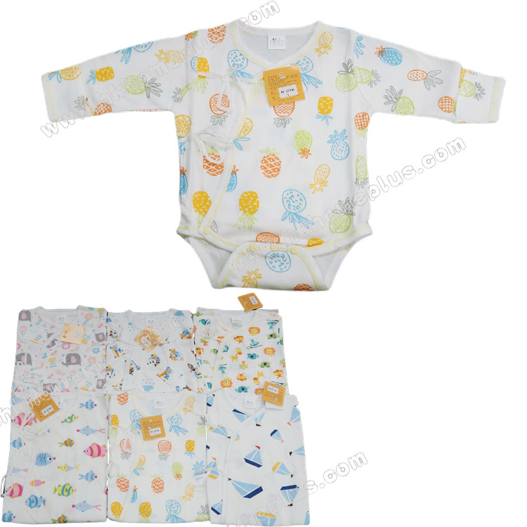 Koma Land: 嬰兒印花長袖蛤衣 BE5020 (1-2碼)