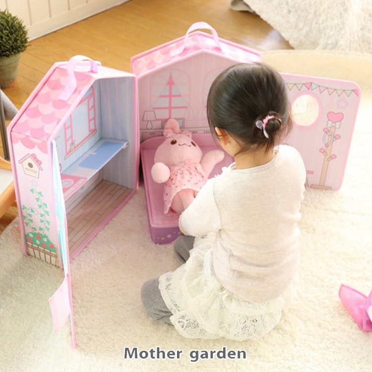 日本Usamomo萌兔桃桃-家家酒-兔子小屋套組