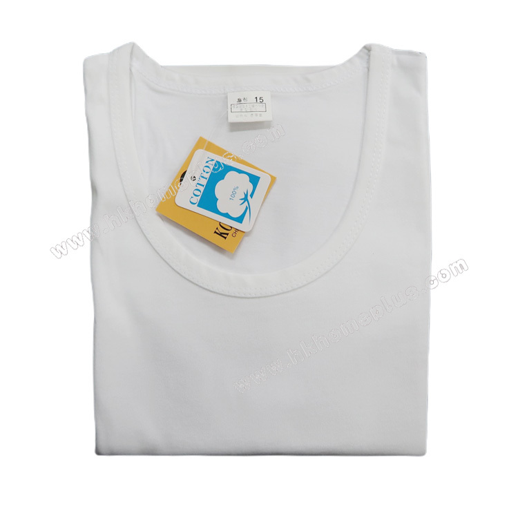 2件裝 Koma Land: 童裝汗布圓領翼袖背心 BE3007 (3-21碼)