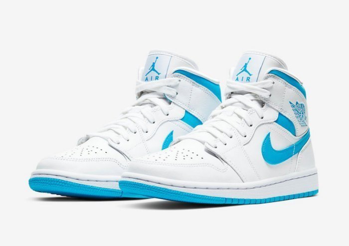 -(C2c)-WMNS AIR JORDAN 1 MID 北卡藍 UNC - BQ6472 114
