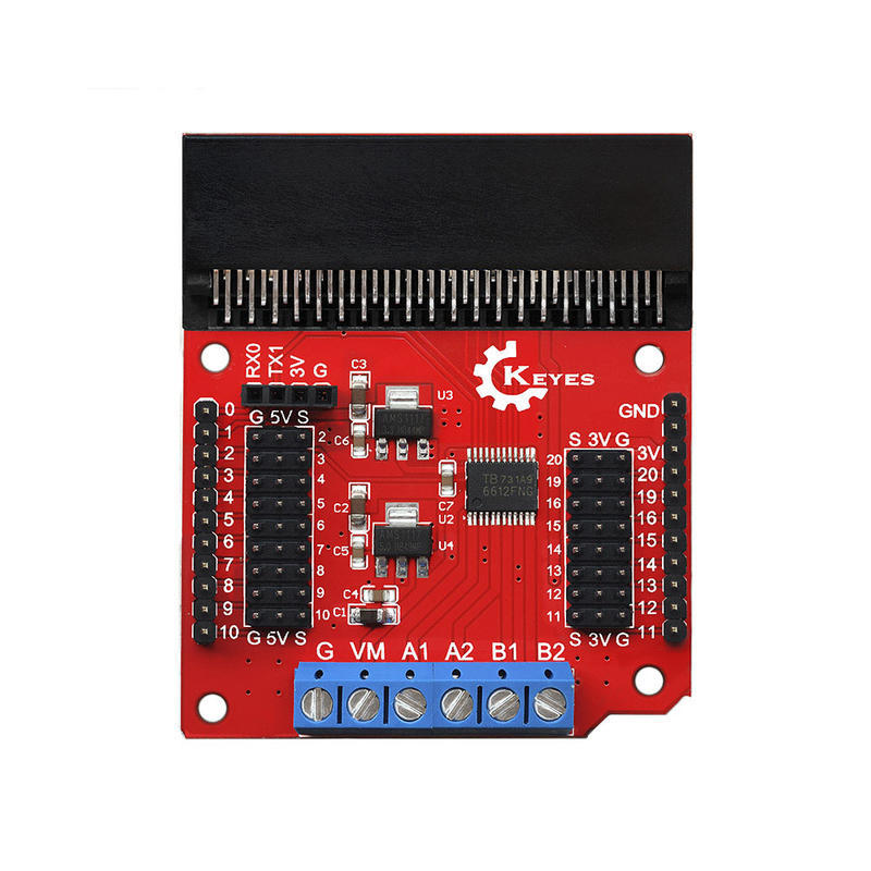 micro:bit馬達驅動板  (適用micro:bit V2)   紅板
