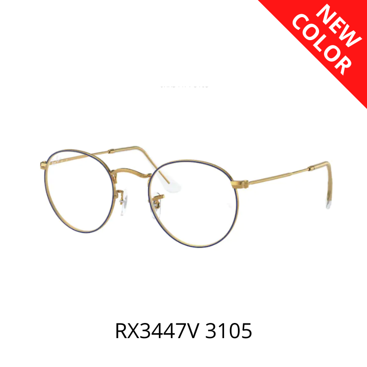 RayBan ROUND METAL RX3447V 3105 眼鏡架