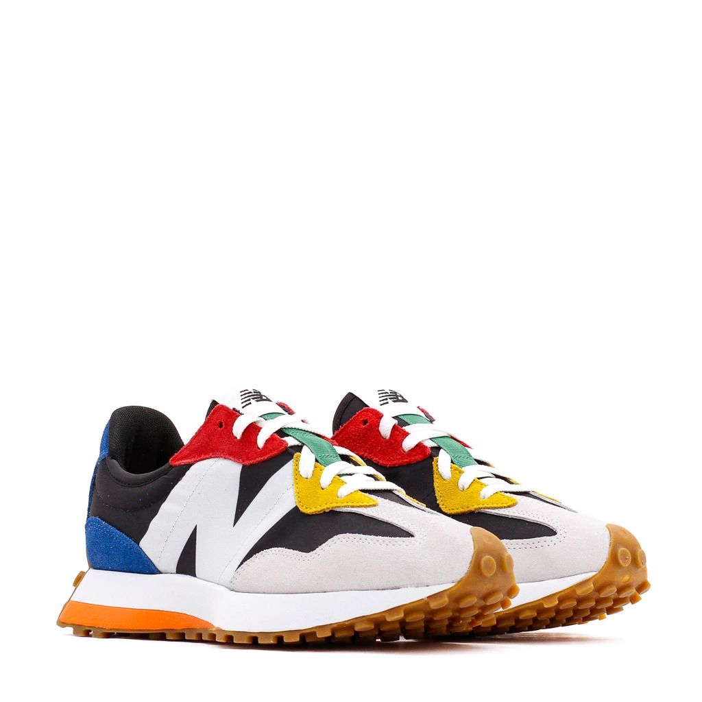 NEW BALANCE MS327PBB 灰黑藍 彩色 拼接 樂高 鋼彈 NB327 情侶鞋 復古休閒鞋