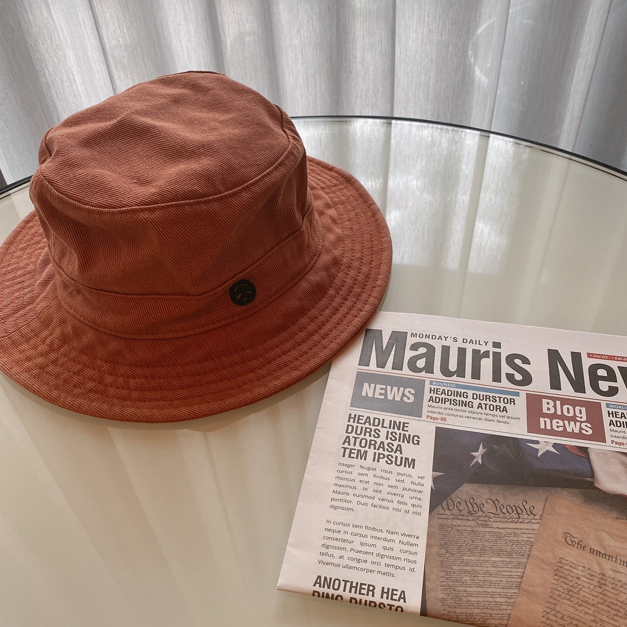 小箭頭漁夫帽/四色