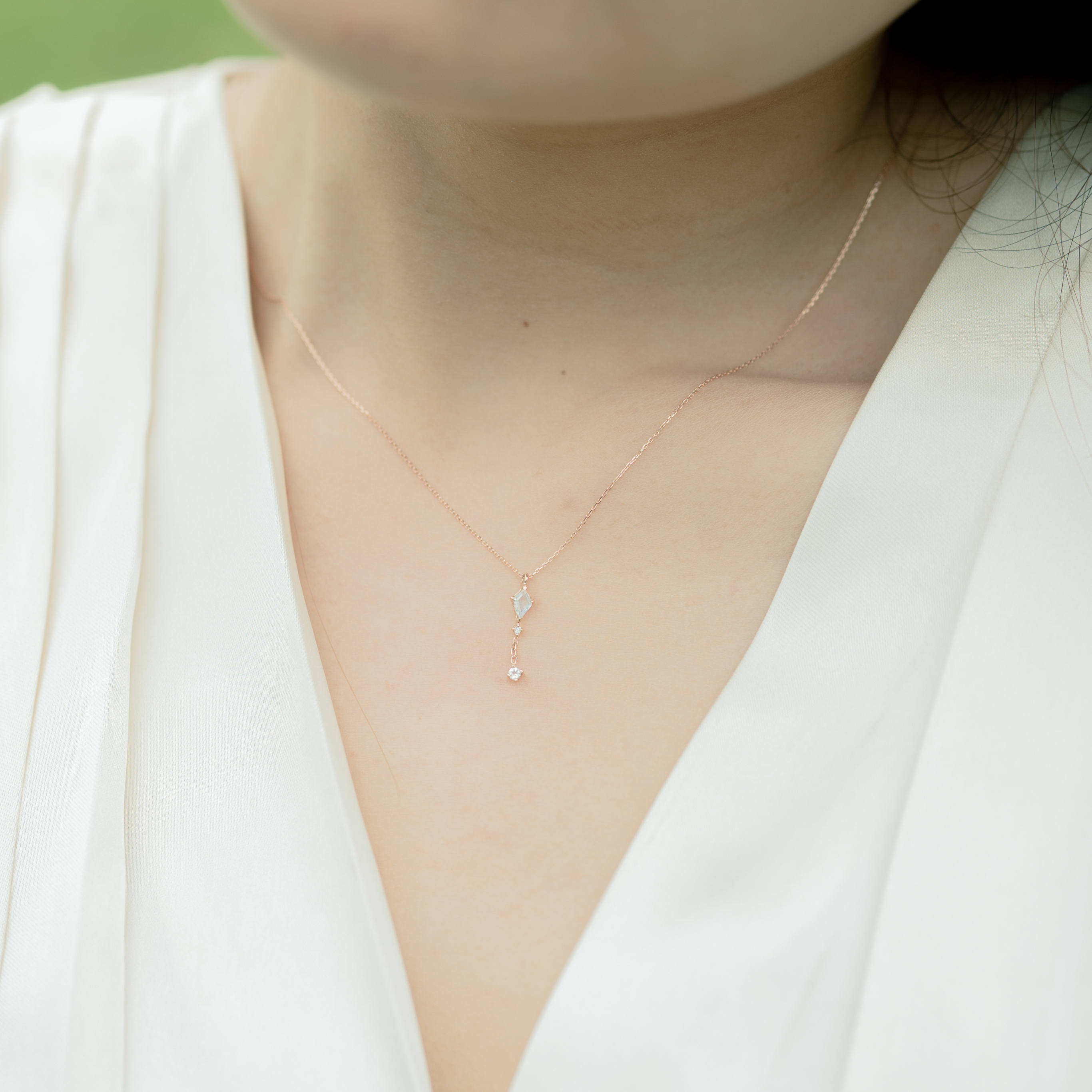 14K四爪箏形月光項鍊