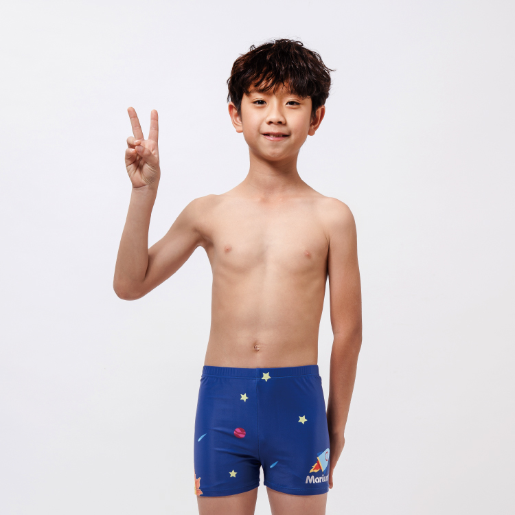 MAR-21141J 小男平口泳褲-Space