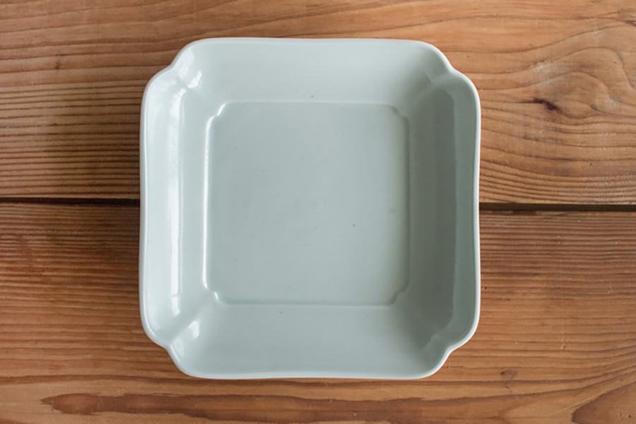 東屋-木瓜角皿/正角