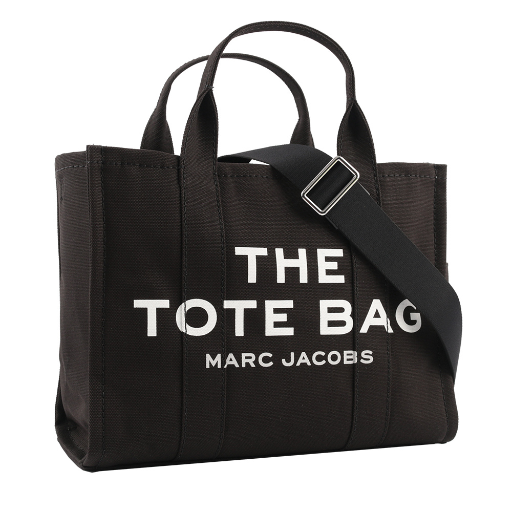【MARC JACOBS】THE TRAVELER TOTE 二用中款托特包(黑色) M0016161 001