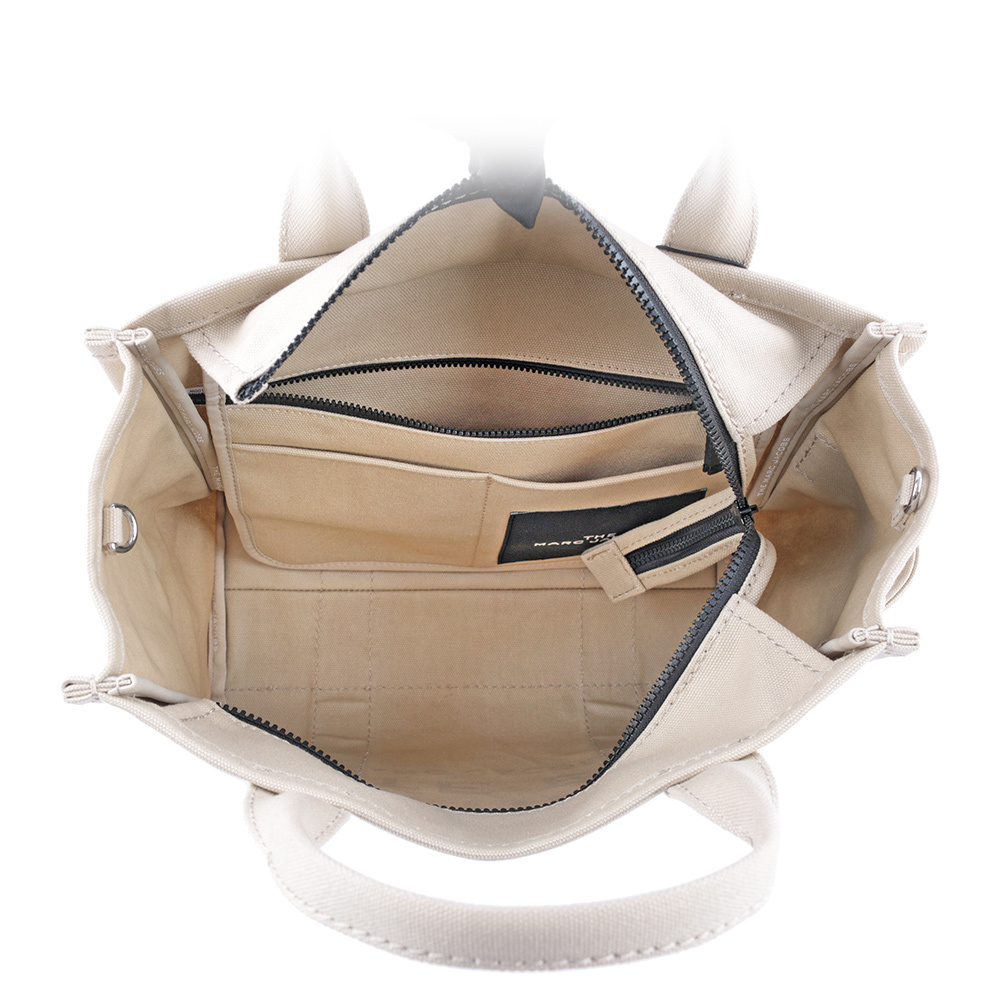 【MARC JACOBS】THE TRAVELER TOTE 二用中款托特包(米色) M0016161 260