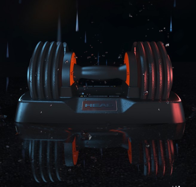 HEAD 可拆卸可調節啞鈴