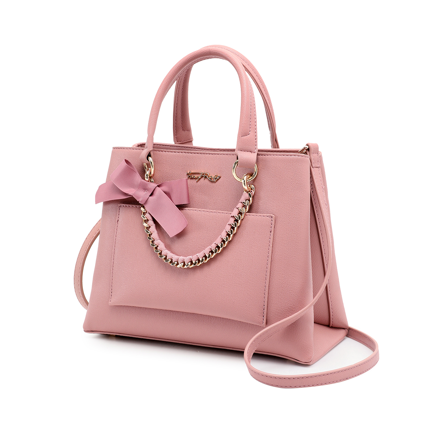 Fancy Bow Bow Ribbon Chain Shoulder Bag