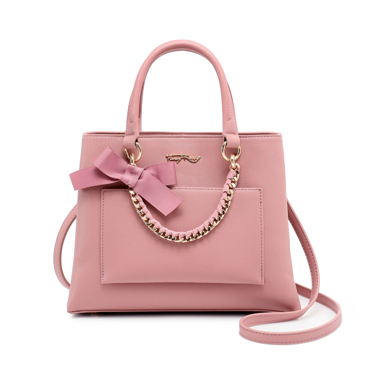 Fancy Bow Bow Ribbon Chain Shoulder Bag