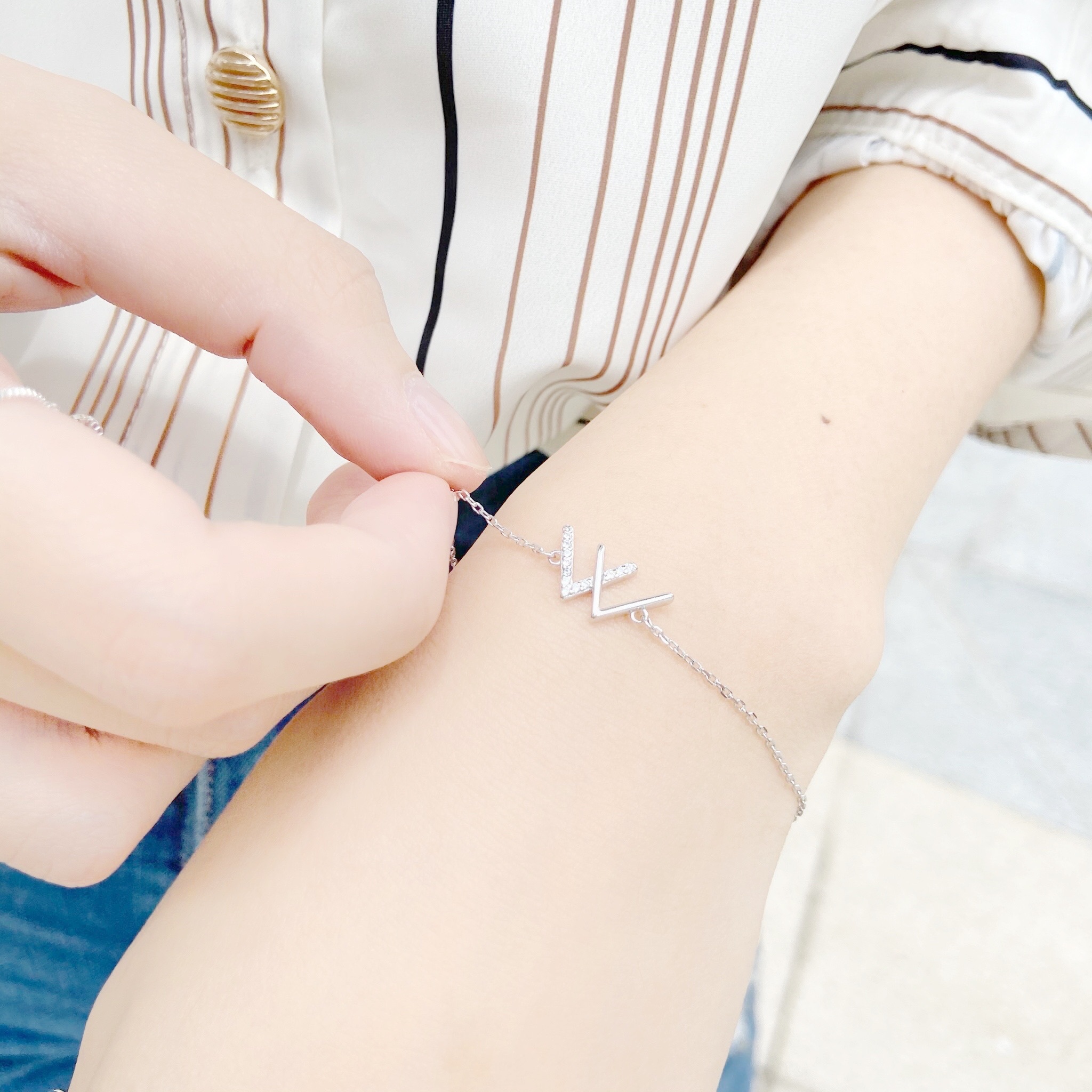 | 925銀丨我們的誓言手鏈  | BR0334 |