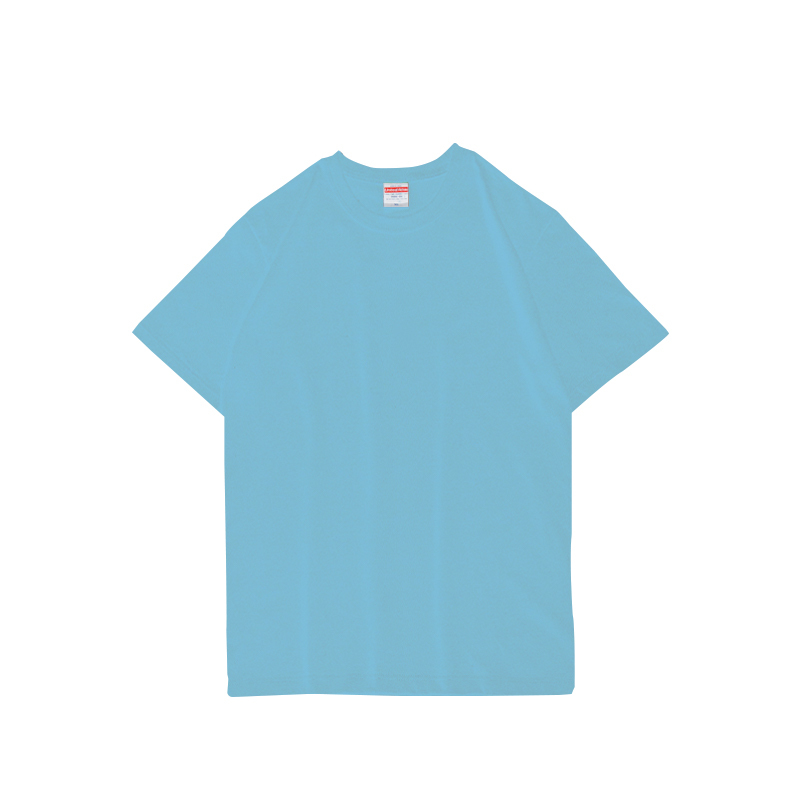 United Athle UA 5001-01 頂級柔棉5.6oz. 成人短T 水藍 3500101-083 [EW]