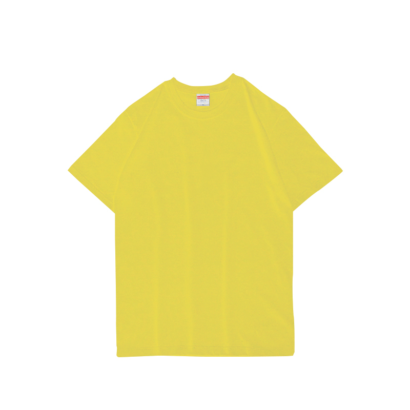 United Athle UA 5001-01 頂級柔棉5.6oz. 成人短T 黃 3500101-021 [EW]