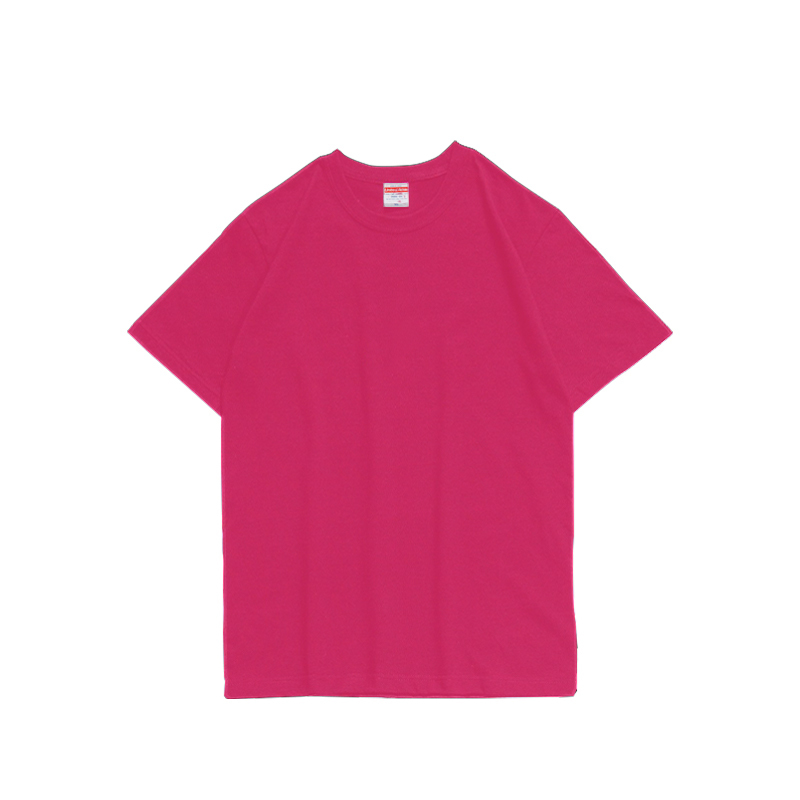 United Athle UA 5001-01 頂級柔棉5.6oz. 成人短T 桃紅 3500101-511 [EW]