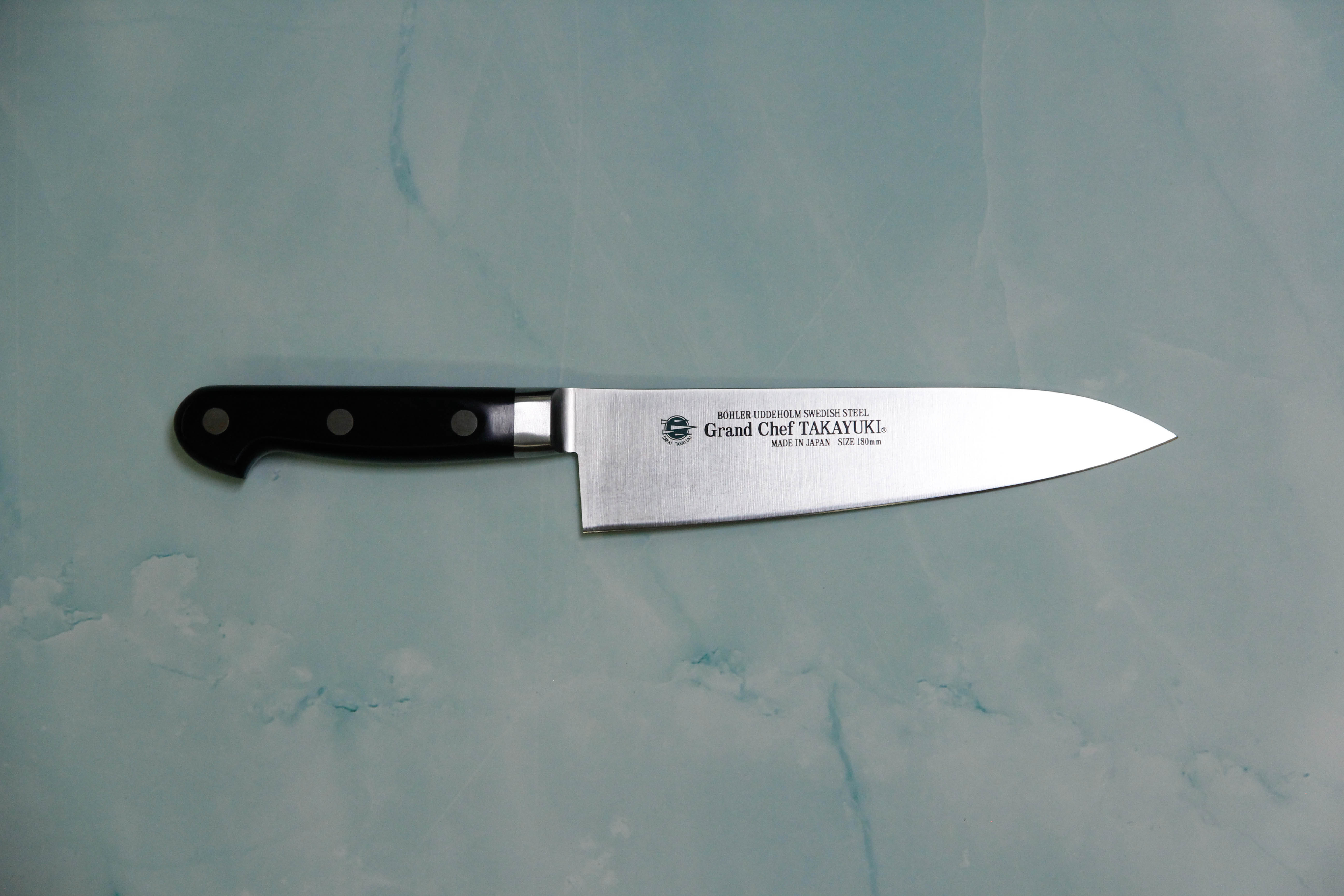 堺孝行 TUS 牛刀 180mm TUS 鋼– 清助刃物