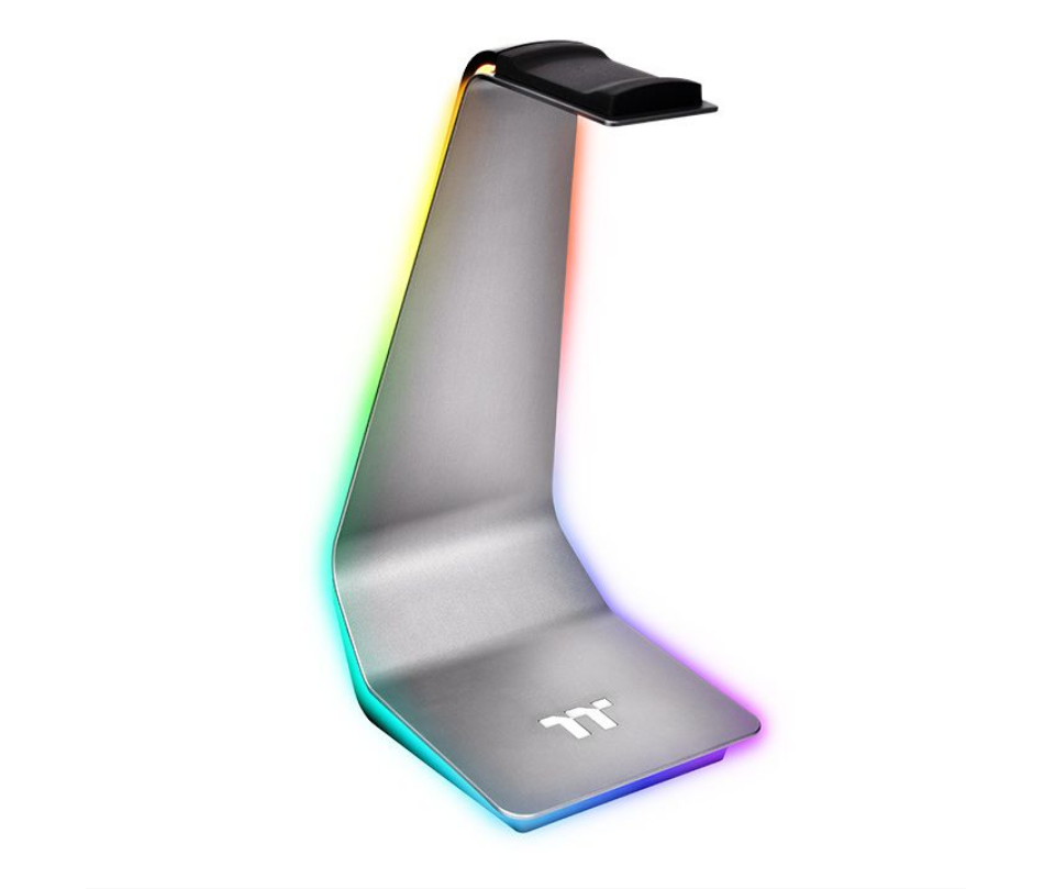 米特3C數位–曜越 幻銀 ARGENT HS1 RGB 耳機架/GEA-HS1-THSSIL-01