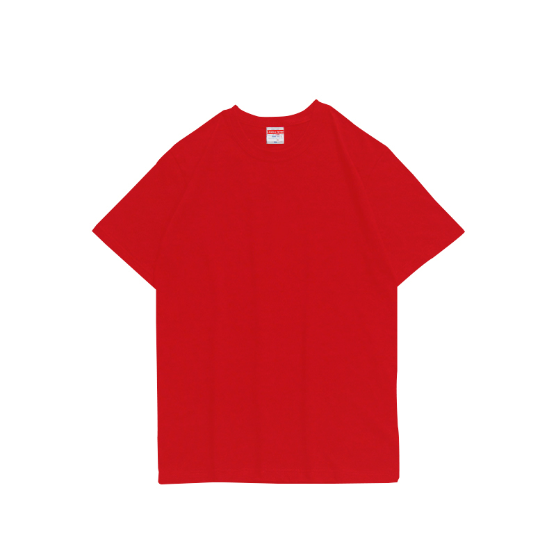 United Athle UA 5001-01 頂級柔棉5.6oz. 成人短T 紅 3500101-069 [EW]