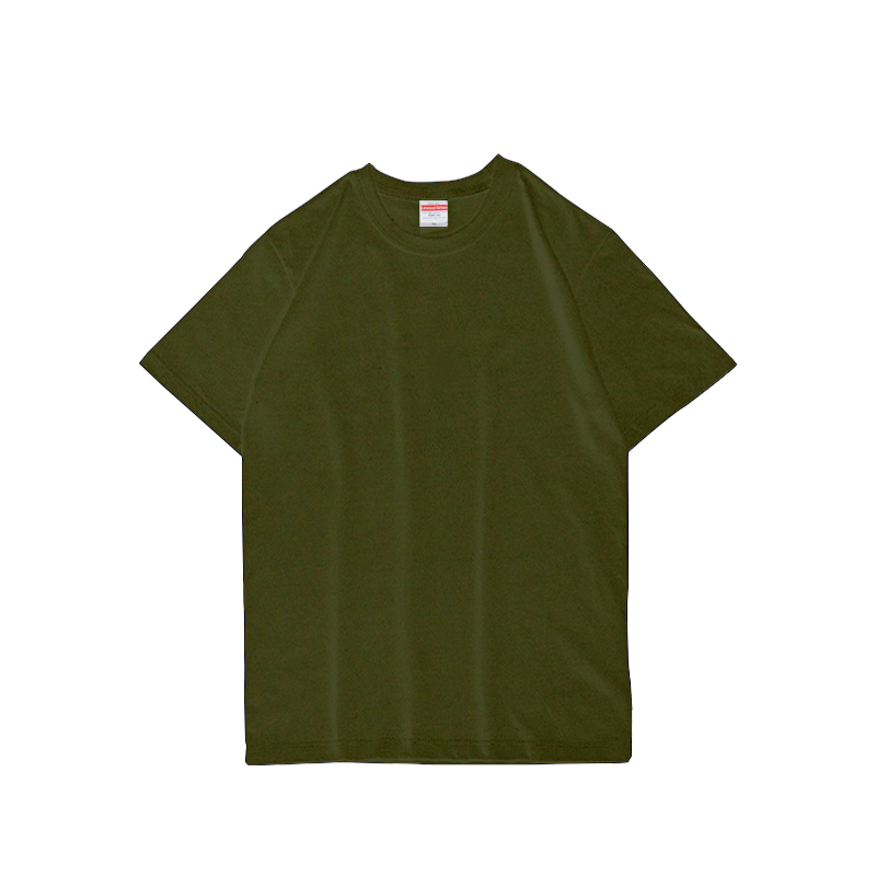 United Athle UA 5001-01 頂級柔棉5.6oz. 成人短T 軍綠 3500101-035 [EW]