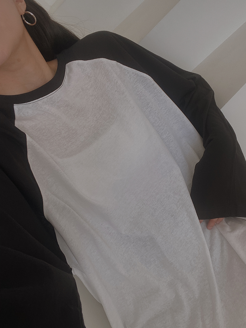 棒球拼袖上衣*3色