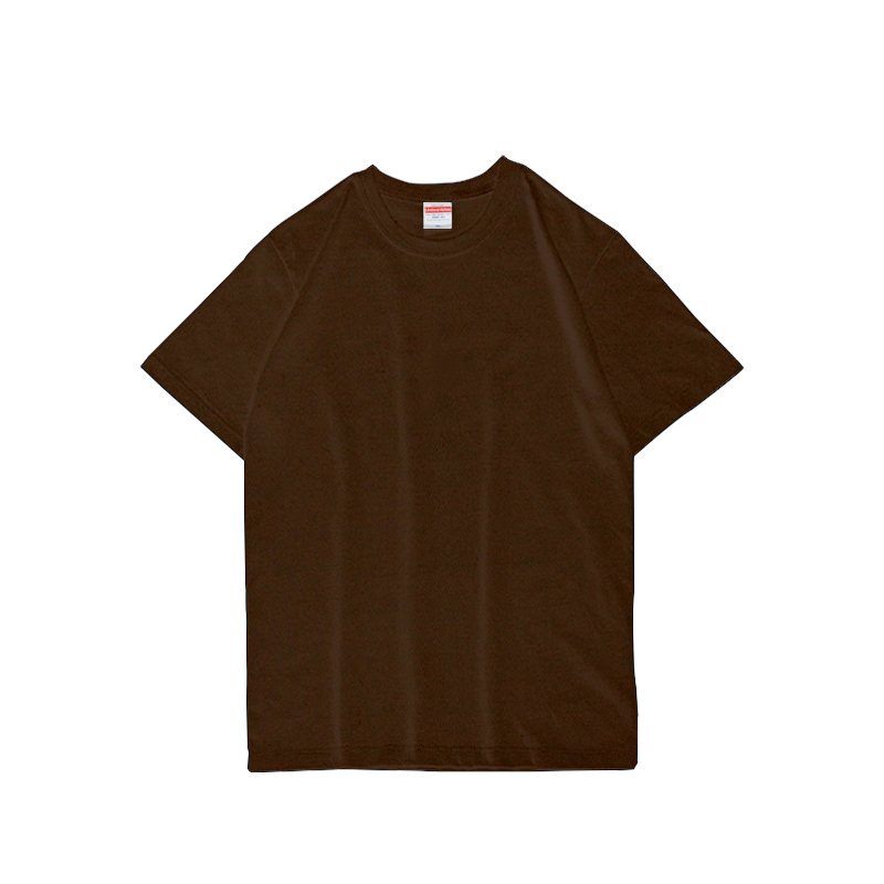 United Athle UA 5001-01 頂級柔棉5.6oz. 成人短T 深咖啡 3500101-052 [EW]