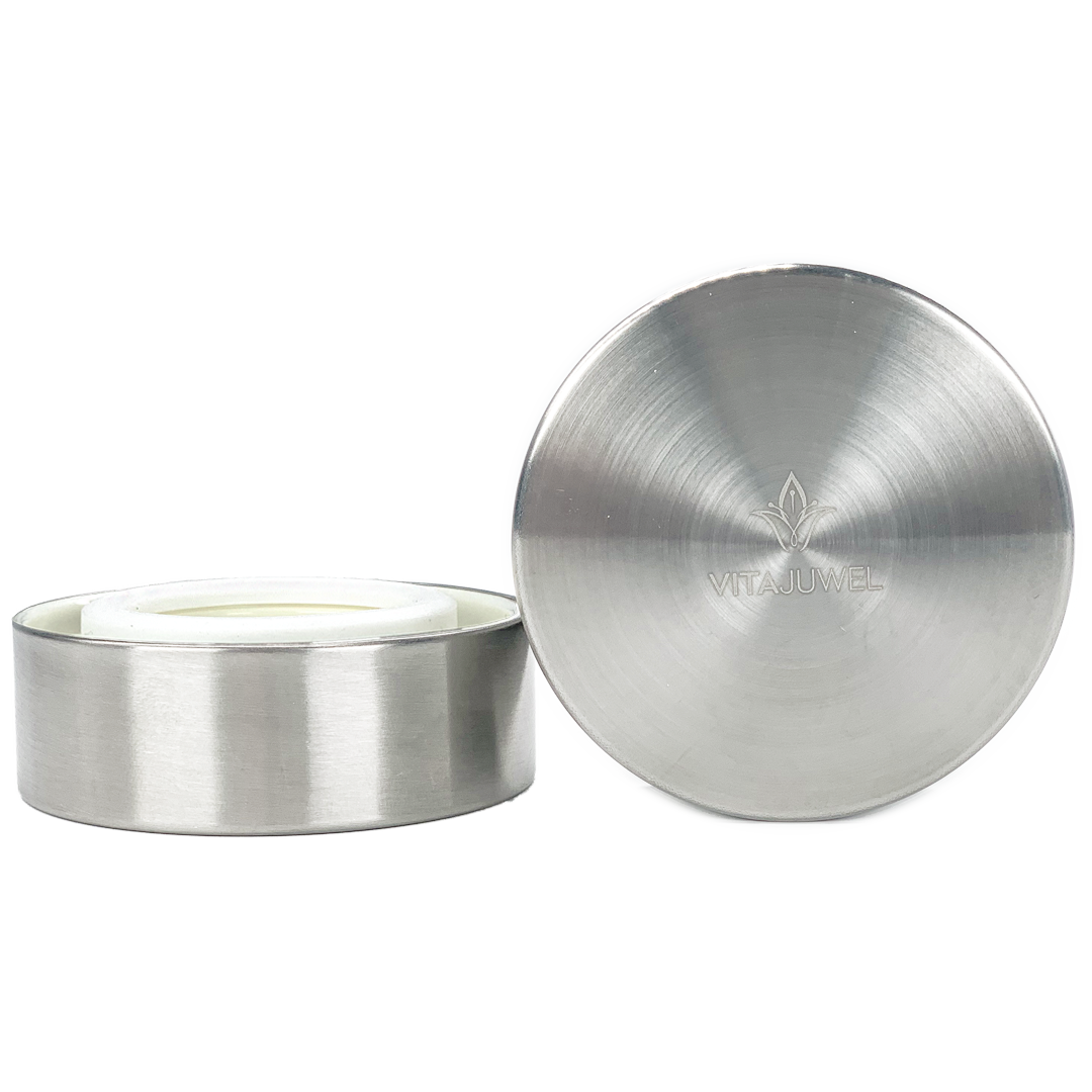 ViA Bottle Lid Set (Silver)