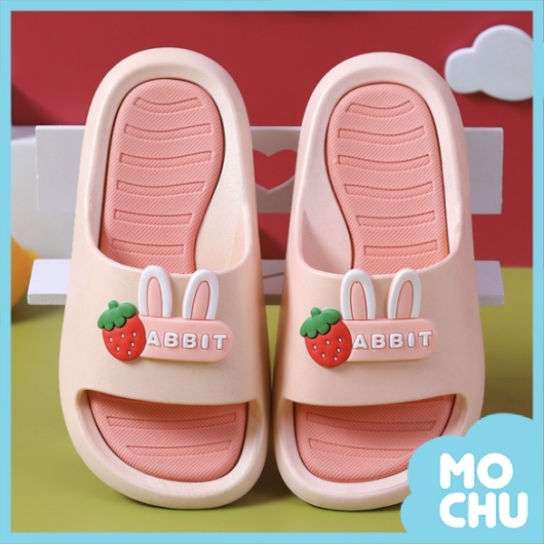 草莓兔防滑防撞兒童拖鞋(四款)