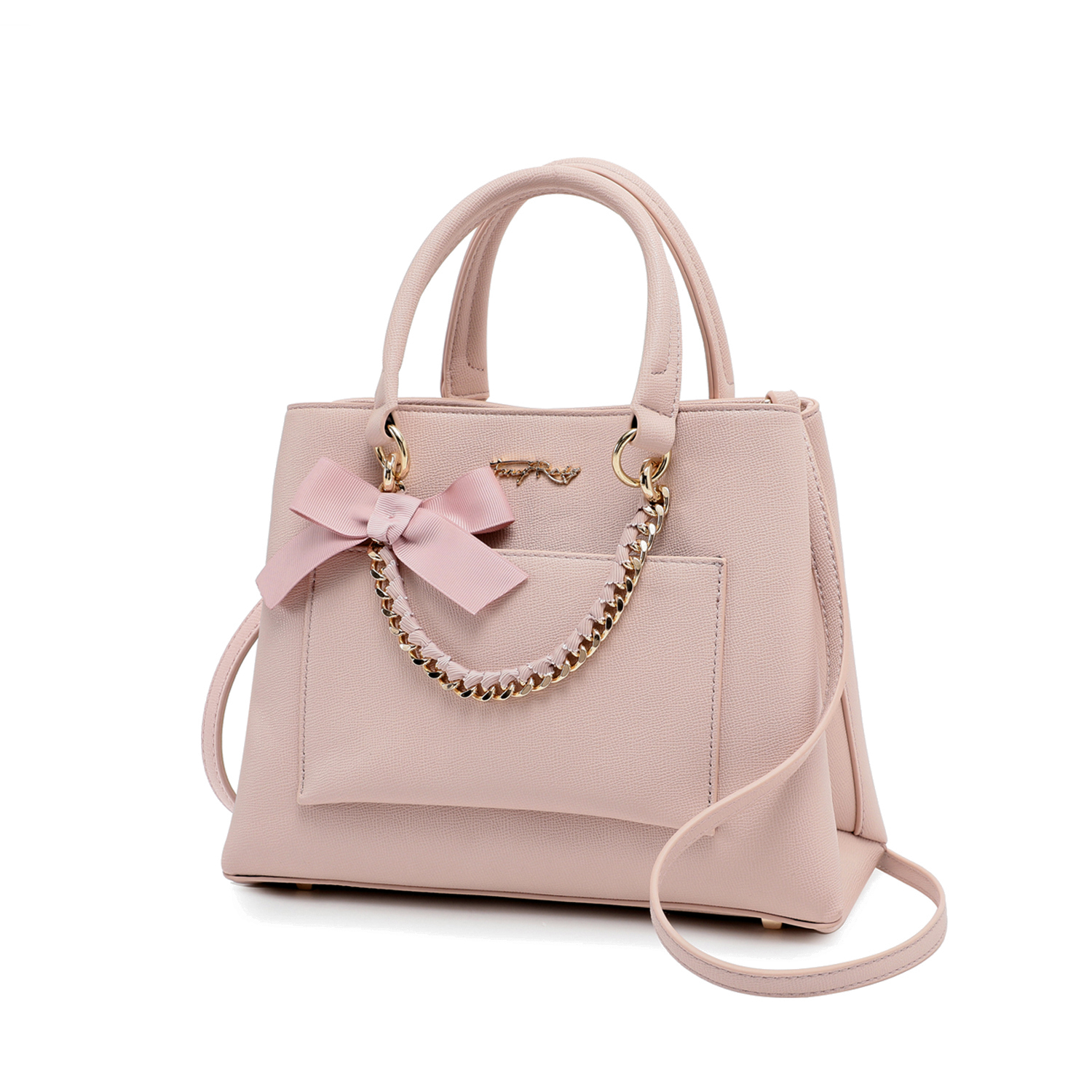 Fancy Bow Bow Ribbon Chain Shoulder Bag