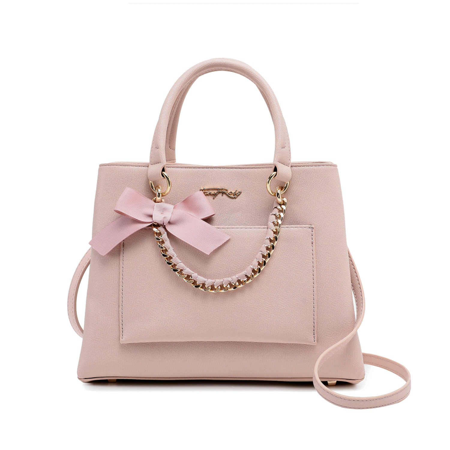 Fancy Bow Bow Ribbon Chain Shoulder Bag