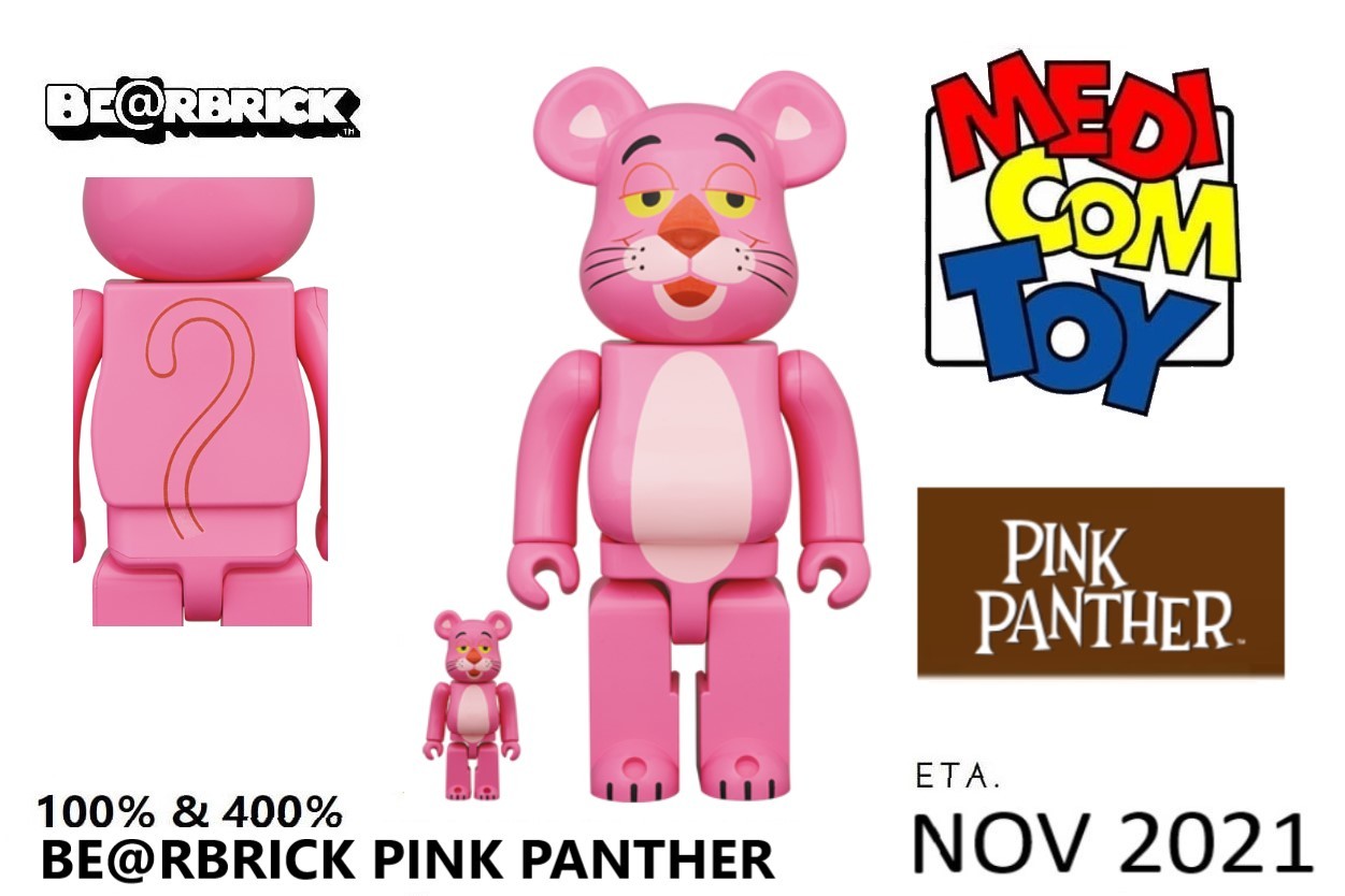 BE@RBRICK PINK PANTHER 100％ & 400％