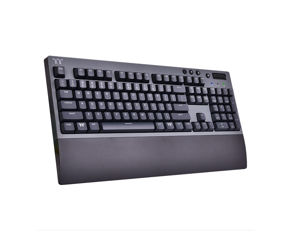 米特3C數位–Thermaltake 曜越 W1 青軸鍵盤 三模無線藍牙電競鍵盤/GKB-WOW-BLSNTC-01