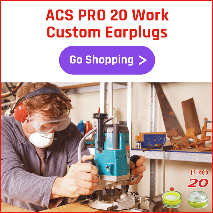 Buy ACS PRO 20 Work Custom Earplugs