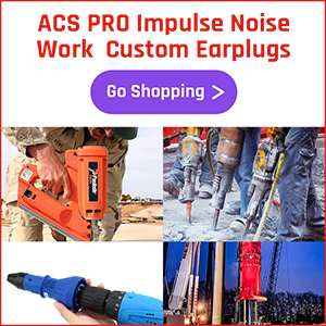 Buy ACS PRO Impulse Noise Work Custom Earplugs