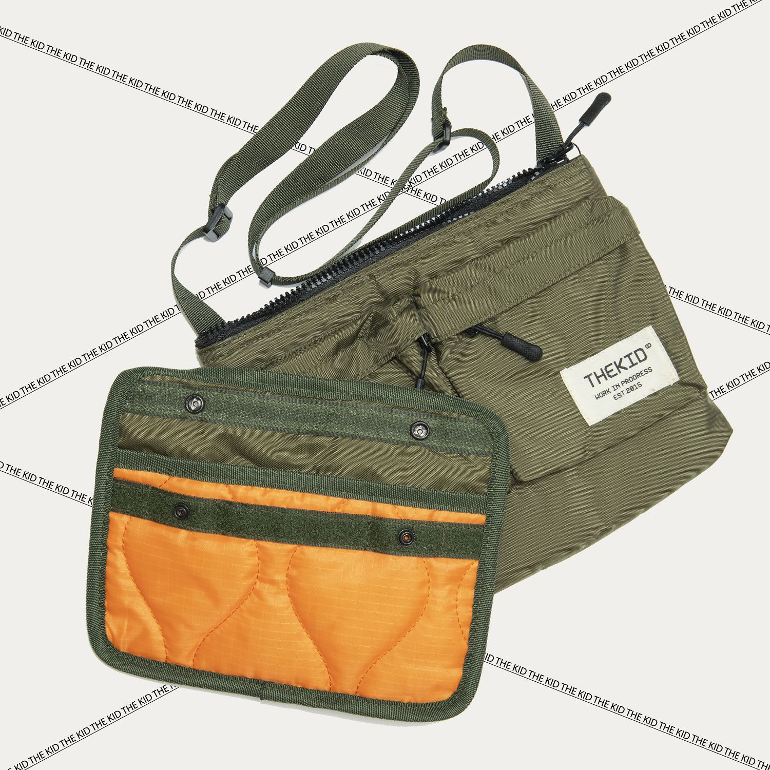 KID ® THEKID軍綠肩背包