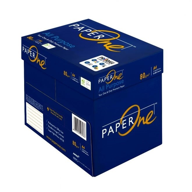 [平均$26.66/包起] PaperOne 影印紙 A4 80gsm 原箱(5包) [2箱起9折, 8箱起$133.3]