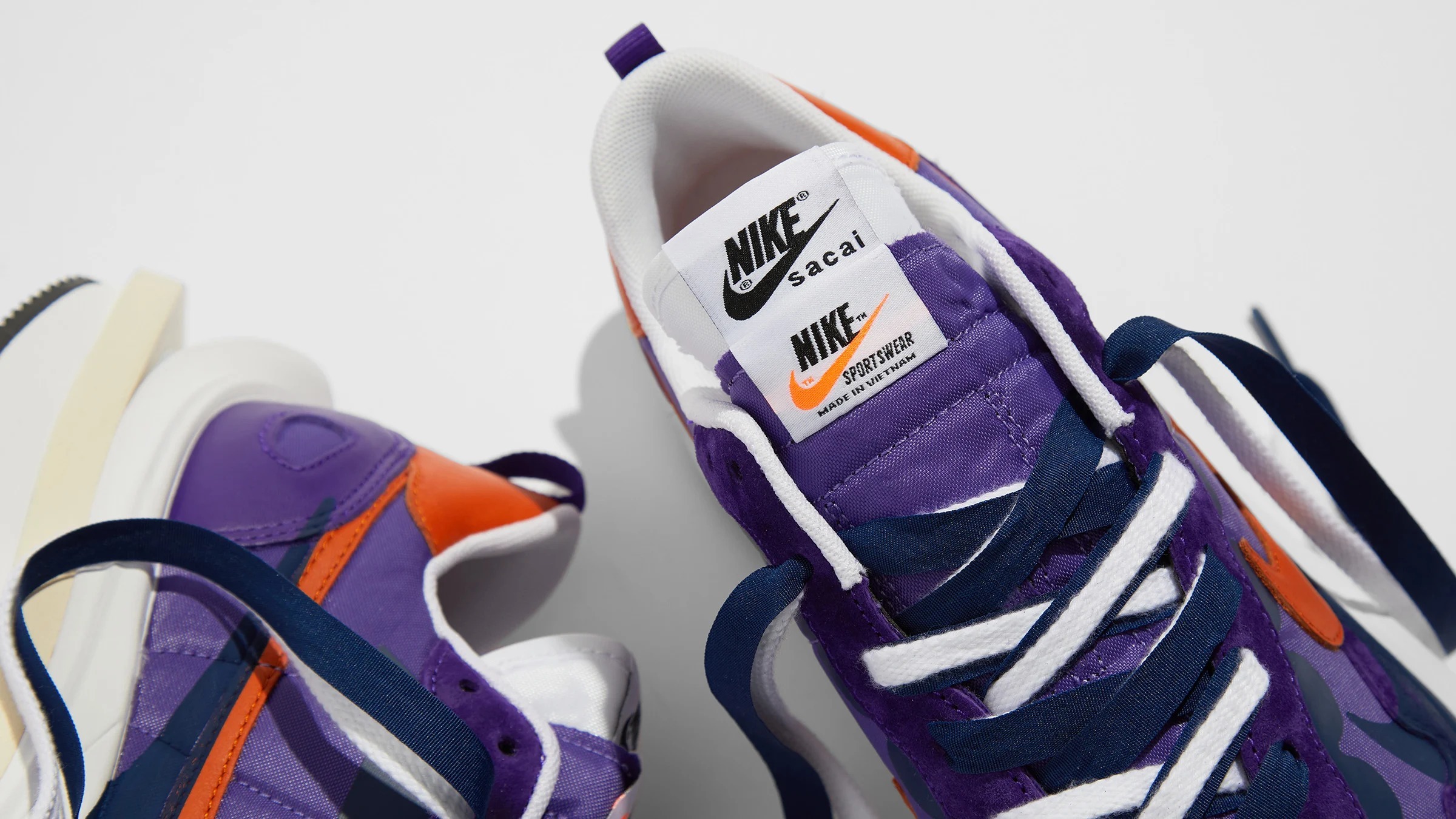 Nike x sacai Vaporwaffle '' Dark Iris '' 紫男女款DD1875-5