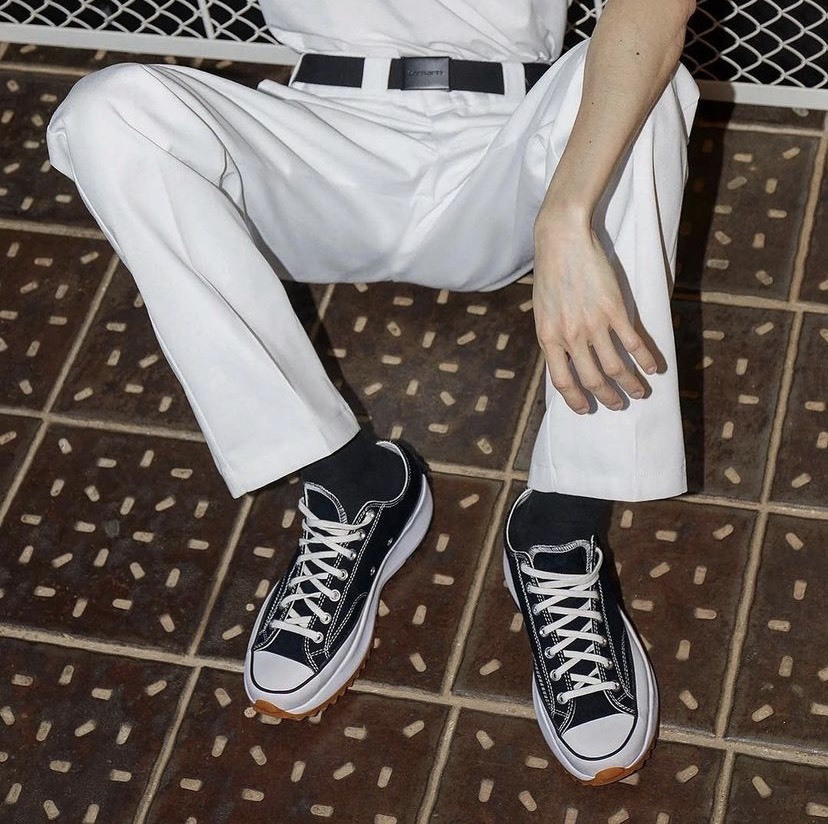 Converse Run Star Hike Low 低筒厚底鋸齒 黑 (168816C)