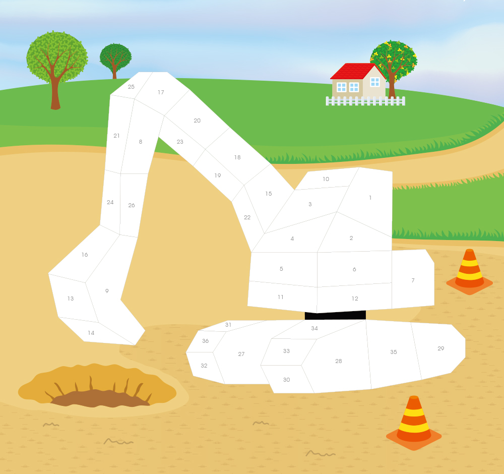 3D立體拼貼書：交通工具立體拼貼遊戲