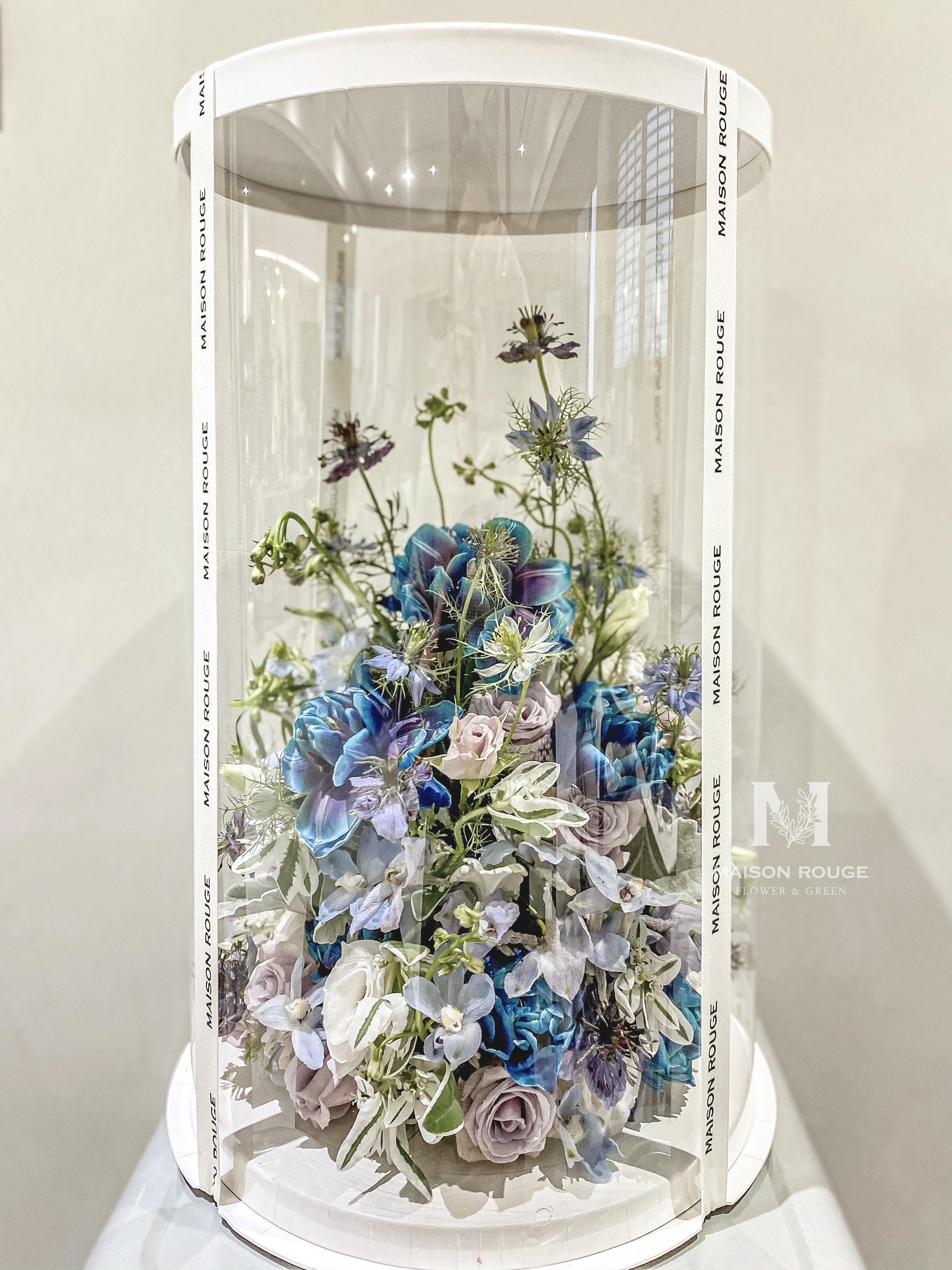 城市花旅・蛋糕花盒・希臘夢幻藍洞