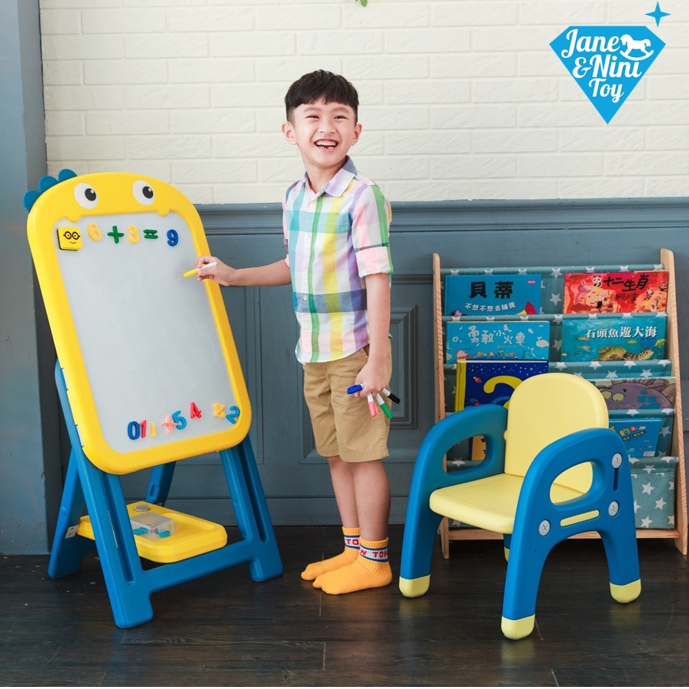 恐龍兒童畫板組(磁性白板)