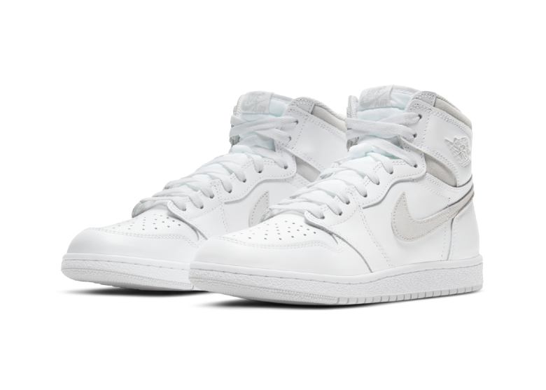 -(A6b)-AIR JORDAN 1 RETRO HIGH 85 白灰-BQ4422 100
