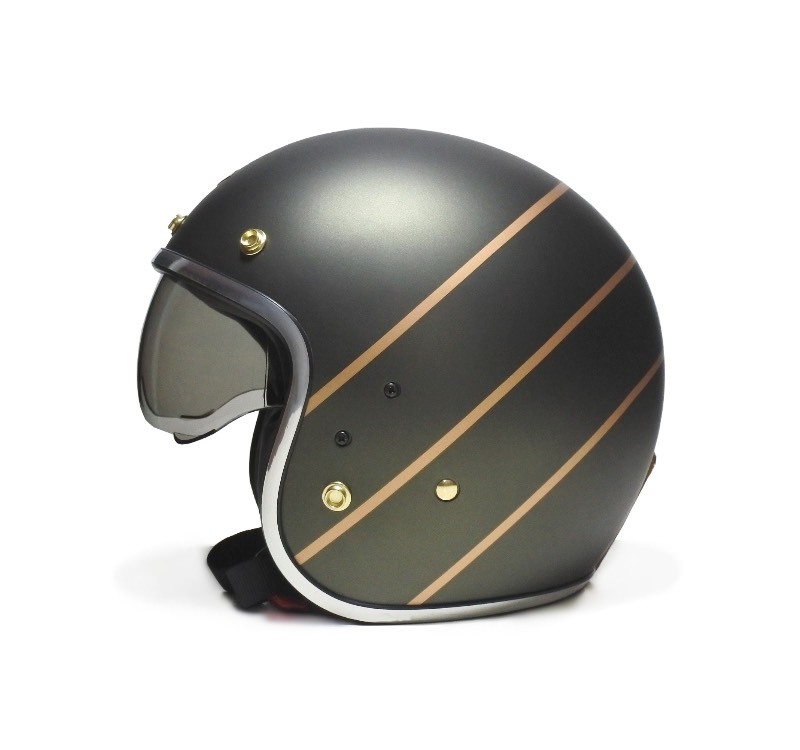 FETURE ANDRES 安德斯 平光橄欖綠 復古帽 3/4罩