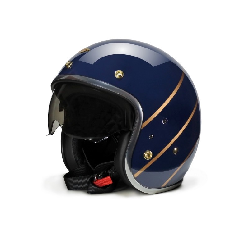 FETURE ANDRES 安德斯 亮光英國藍 復古帽 3/4罩