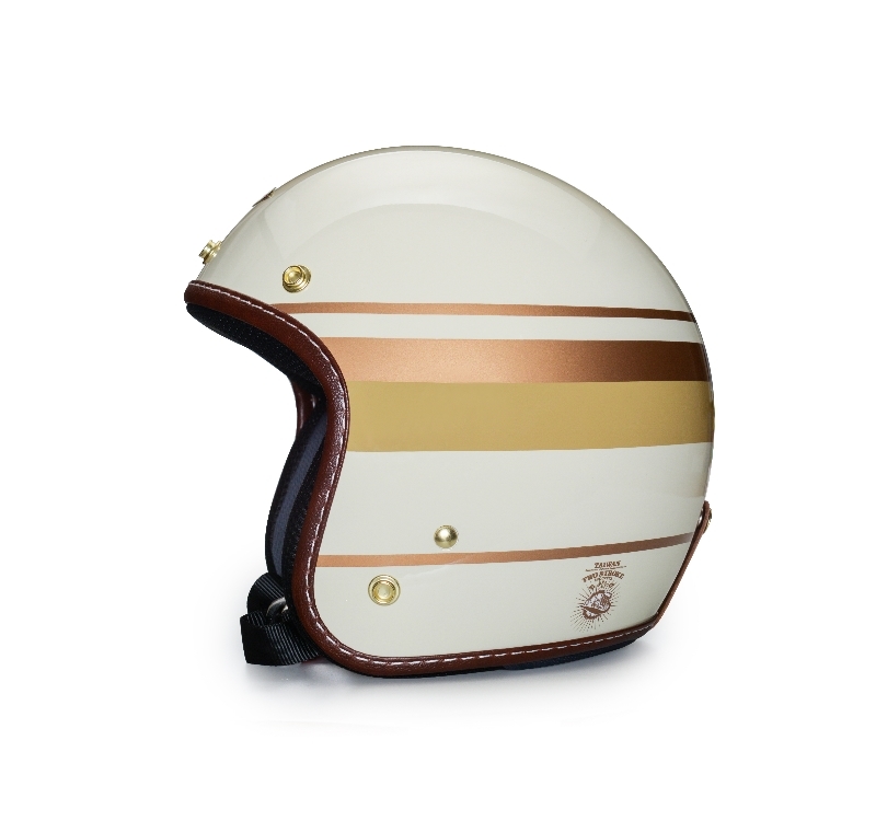 FETURE WARD 華德 二行程永續協會聯名款 亮光象牙白 復古帽 3/4罩