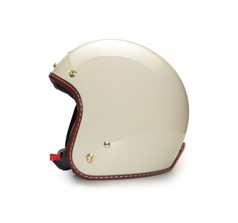 FETURE ROY 羅伊 亮光象牙白 復古帽 3/4罩