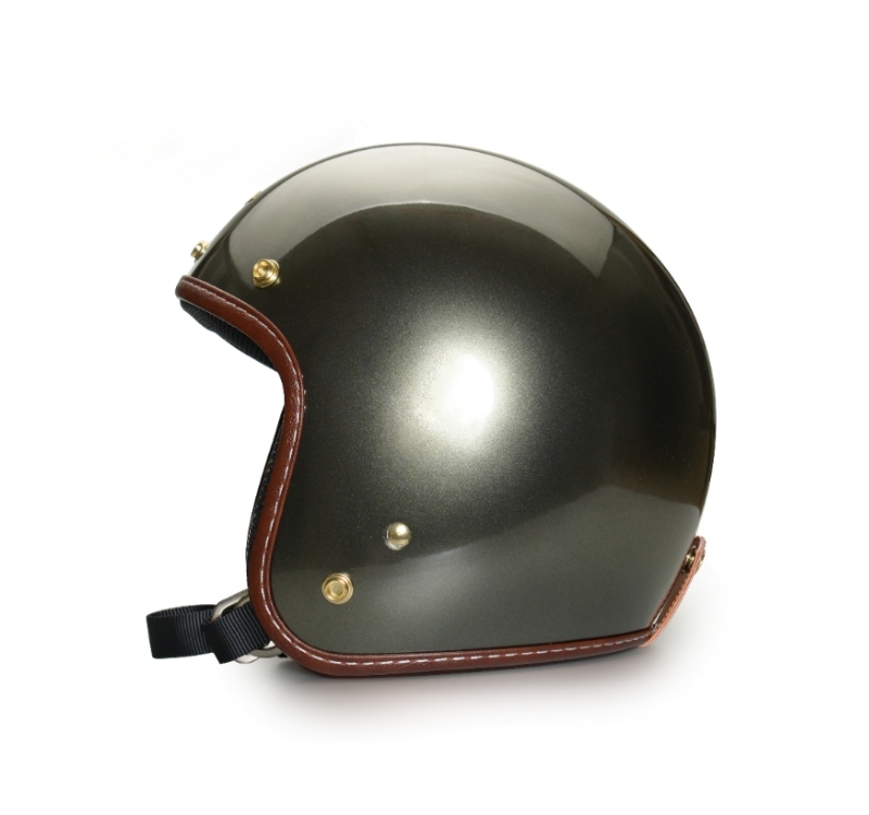 FETURE ROY 羅伊 亮光深橄欖 復古帽 3/4罩