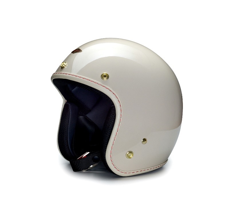 FETURE VAN III 汎 亮光淺奶茶 復古帽 3/4罩