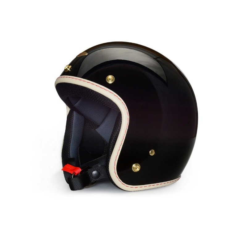 FETURE VAN III 汎 亮光曜石黑 復古帽 3/4罩